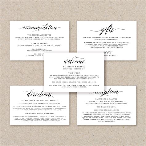 What Is An Enclosure Card For A Wedding Invitation.